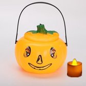 2 STUKS Handheld Halloween Pompoen Lantaarn Decoratie Met Deksel, Stijl: Oogje