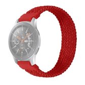 20 mm universele nylon geweven vervangende band horlogeband (rood)