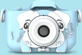 Q9 Digitale camera voor kinderen Mini Cartoon Toy Camera, stijl: dubbele camera's voor en achter (blauw)