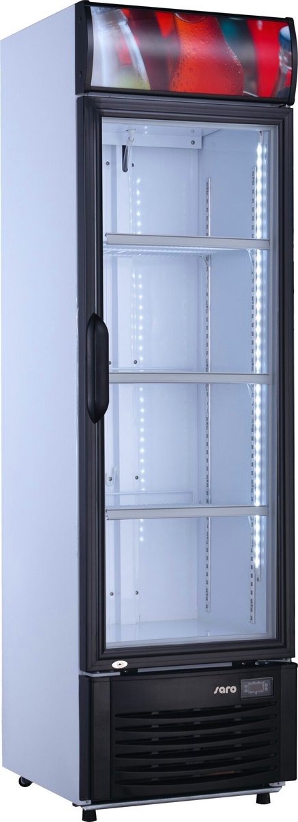 SARO Flessenkoeler met glasdeur Model GTK 282 M