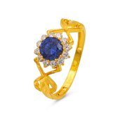 Dames ring Adrija blauw