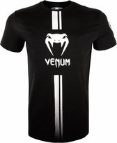 Venum Logos T-shirt Zwart Wit Venum Fightwear maat XL