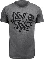 Hayabusa Spirit of the Fighter T Shirt Grijs Vechtsport Shirt maat L