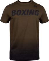 Venum Bokskleding BOXING VT T-shirts Khaki Zwart maat L