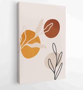 Abstract art nature background vector. Modern shape line art wallpaper 2 - Moderne schilderijen – Vertical – 1932117146 - 40-30 Vertical