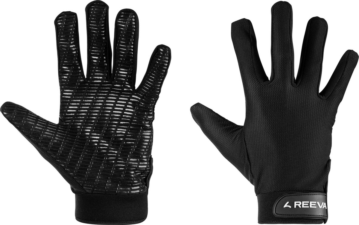 Reeva Ultra Grip Fitness, Sport, Crossfit Handschoenen – Zwart – Dé handschoenen voor meer grip en bescherming - Unisex - Small