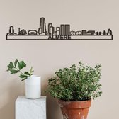 Skyline Almere zwart mdf (hout) - 60cm - City Shapes wanddecoratie