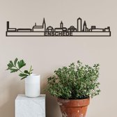 Skyline Enschede zwart mdf (hout) - 60cm - City Shapes wanddecoratie