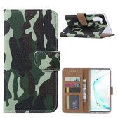 FONU Boekmodel Hoesje Camoprint Samsung Galaxy Note 10