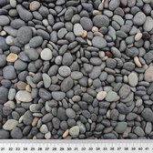 Beach pebbles zwart 8/16 mm - zwart grind - zak 25 kg