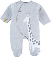 Noukie's , pyjama , grijst , giraf , katoen , 0 maand 50