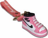 Jordan 1 sneaker sleutelhanger Roze