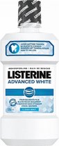 Listerine - Mondwater - Mondspoeling - Advanced White - Witte Tanden in Slechts 2 Weken - Clean Mint Smaak - 2 x 500 ml