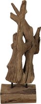 Hout - Decoratie - Grof stuk hout - Tropisch Hout - 50 cm hoog