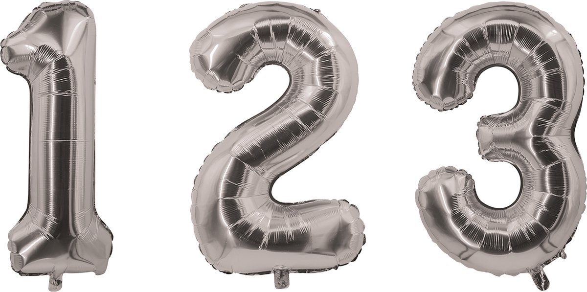 "Ballon cijfer 0 - Feestdecoratievoorwerp - One size"