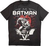 DC Comics Batman Heren Tshirt -M- Gargoyle Zwart