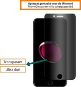 1x iPhone 6 Privacy Screenprotector | Premium Kwaliteit | Privacy Tempered Glass | Anti Spy Protective Glass | Gehard Glas Privacy | Bescherm Glas