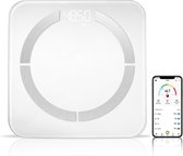 New Goods Company - Slimme Weegschaal met App - 12x Lichaamsanalyse o.a. Gewicht - Vetpercentage - BMI