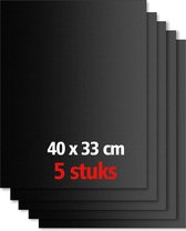 SWILIX ®  BBQ Mat - Herbruikbaar en Antikleef Grill Mat - 5 Stuks - 33 x 40