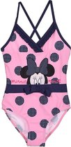 Minnie Mouse badpak - roze - maat 122/128