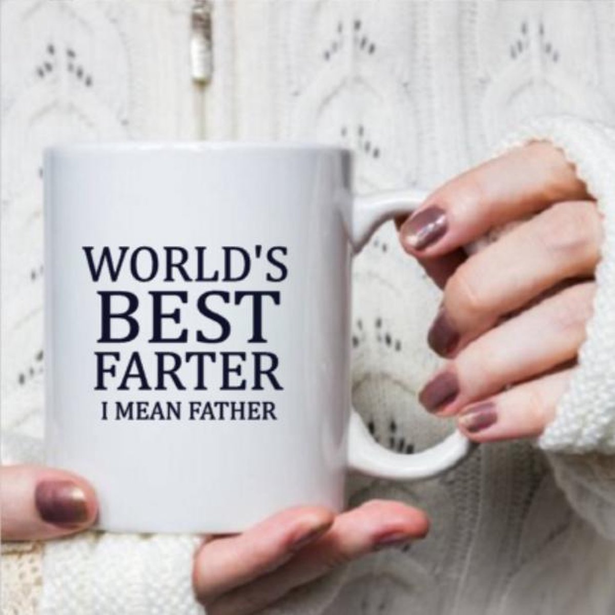 Beker - World's best farter - Vaderdag - Cadeau - Grappige mok