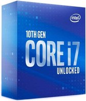 Intel Core i7 10700F - 2.9 GHz - 8-kern - 16 threads - 16 MB cache - LGA1200 Socket - doos