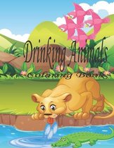 Drinking Animals Coloring Book