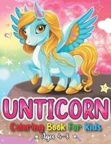 Unicorn Coloring Book for Kids Ages 4-8