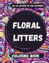 Floral Alphabet Coloring Book