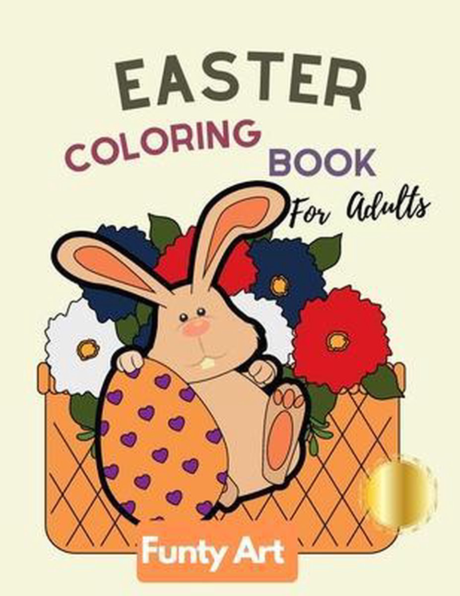 Easter Coloring Book For Adults van