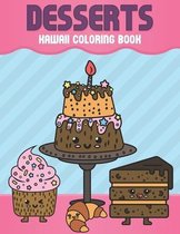 Desserts Kawaii Coloring Book