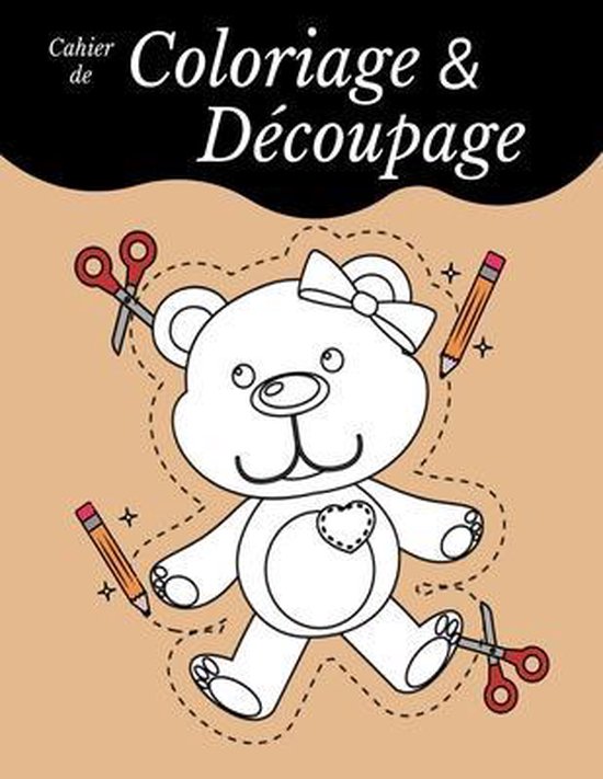 Cahier De Coloriage Et Decoupage Bidou Asri 9798729798650 Boeken