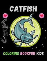 Cat Fish Coloring Book For Kids