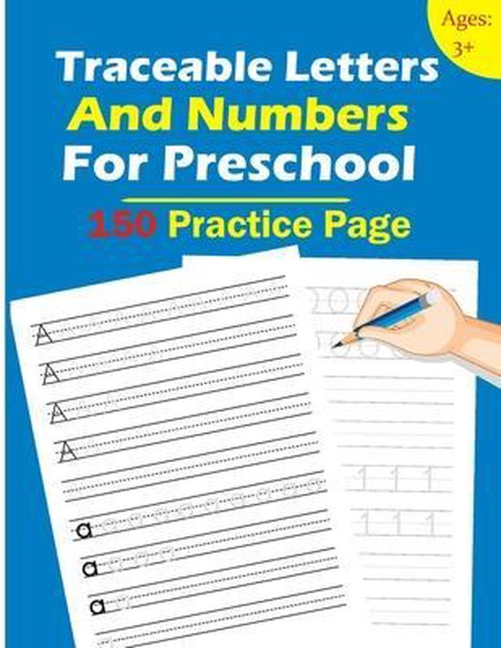 Traceable Letters And Numbers For Preschool 9798722637581 Top Notch
