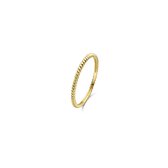 Petit Comité Vintage Gouden Ring Gedraaid (47 mm) | cadeau dames