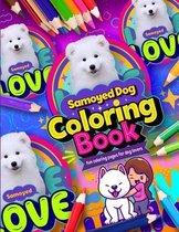 Samoyed dog coloring book