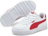 PUMA Caven PS Unisex Sneakers - Puma White-High Risk Red - Maat 32