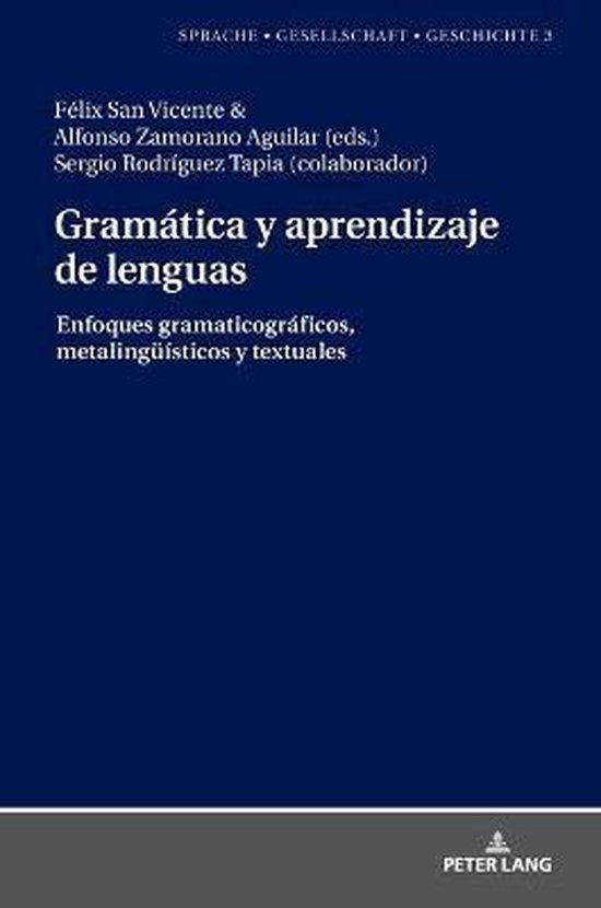 Sprache - Gesellschaft - Geschichte- Gramática y aprendizaj ... - cover