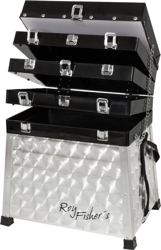 Arapaima Fishing Equipment Zitkit Visbox - Rugzak Met 4 Opbergdozen, Zitkussen, Voor Hengelaccessoires En Gereedschap