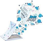 Boemby - Cadeau de Vaderdag - Exploding Confetti Cube - Carte de fête des Vaderdag - Cadeau de boîte aux lettres - Cadeau de Vaderdag pour papa - Original et Uniek