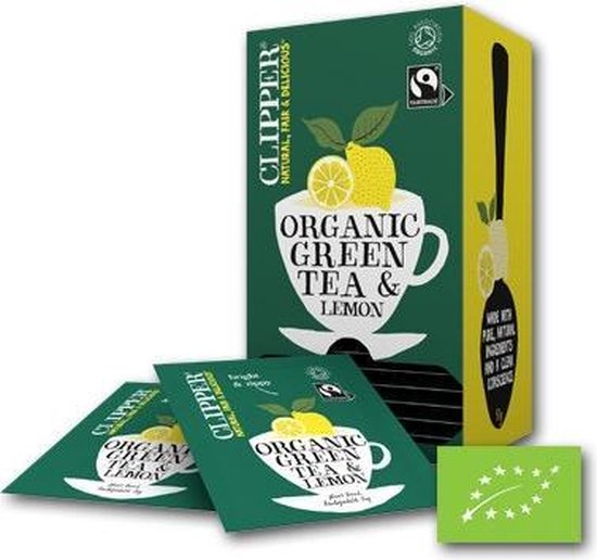 Clipper green tea lemon bio - 6 stuks