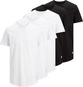 JACK&JONES JJENOA TEE SS CREW NECK 5PK MP NOOS Heren T-shirt - Maat S