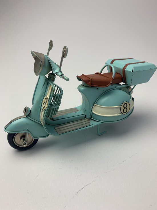 Vespa Nr8 retro look 19 x 10 x 7 cm Turquoise | bol.com