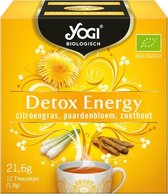 8x Yogi tea Detox Energy Biologisch 12 stuks - NL-BIO-01