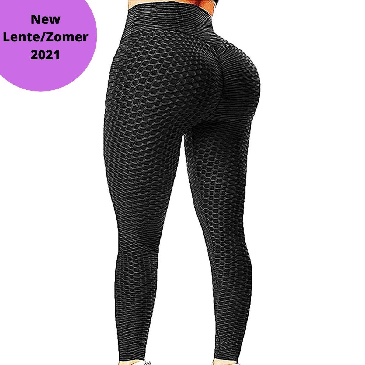 Bodyboil TikTok Legging 2021 - Honingraat Patroon - Anti Cellulite - Sportlegging Dames - Squat Proo