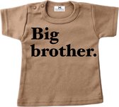 Shirt met tekst-aankondiging bekendmaking zwangerschap grote broer-Maat 74