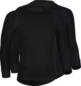 Avento Thermoshirt Manches Longues Hommes - Paquet de 2 - Noir - Taille XL