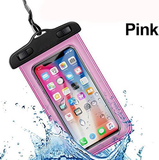 Waterdichte Telefoonhoesjes - Waterproof Hoesje voor Telefoon - Waterdicht Telefoonhoesje - Roze
