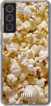 6F hoesje - geschikt voor Samsung Galaxy S21 FE -  Transparant TPU Case - Popcorn #ffffff