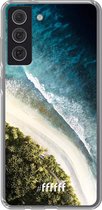 6F hoesje - geschikt voor Samsung Galaxy S21 FE -  Transparant TPU Case - La Isla #ffffff